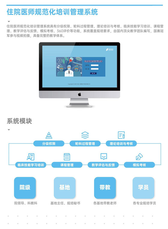 住院醫(yī)規(guī)范化培訓(xùn)管理系統(tǒng)